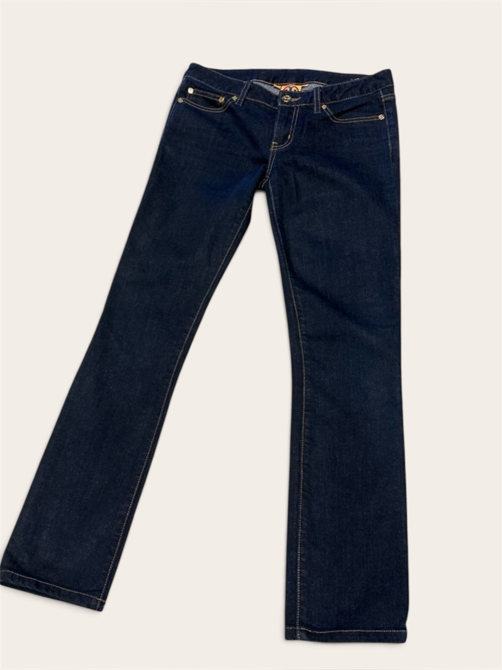Tory Burch Dark Blue Women's Straight Jeans